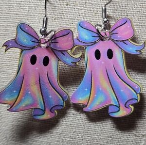 Colorful Ghost Earrings